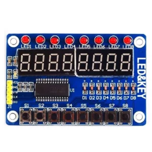 ماژول سگمنت 8 رقمی با درایور TM1638