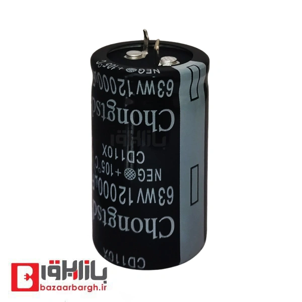 خازن الکترولیتی 12000 میکرو فاراد 63 ولت
