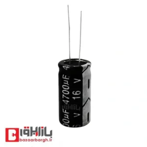 خازن الکترولیتی 4700 میکرو فاراد 16 ولت
