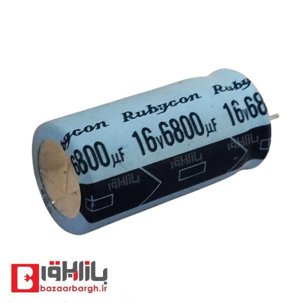خازن الکترولیتی 6800 میکرو فاراد 16 ولت