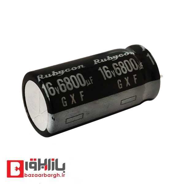 خازن الکترولیتی 6800 میکرو فاراد 16 ولت