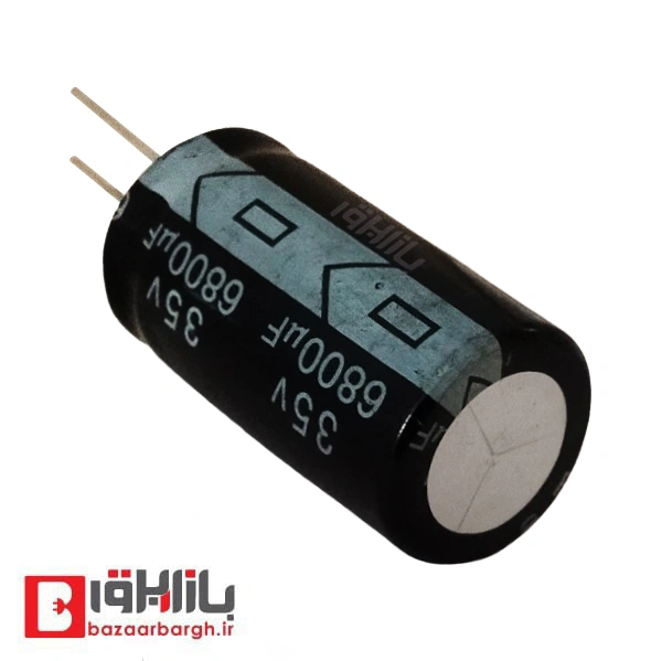 خازن الکترولیتی 6800 میکرو فاراد 35 ولت