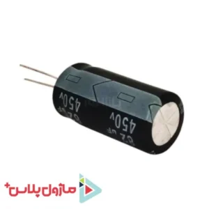خازن الکترولیتی 82 میکرو فاراد 450 ولت