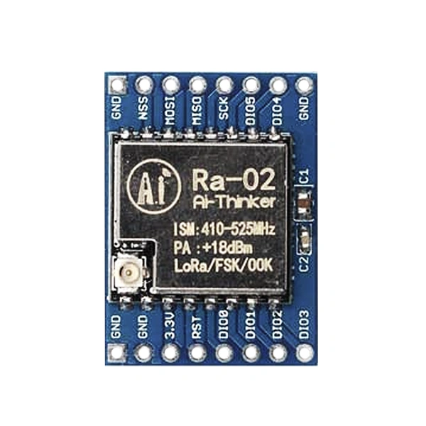 ماژول فرستنده و گیرنده LORA-RA02 با برد کمکی