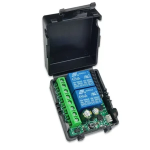 گیرنده 2 کاناله 433MHZ رادیویی 9 تا 24 ولت بدون ریموت