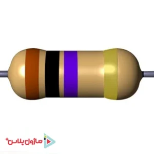 مقاومت 10 مگا اهم 1/4 وات 5 درصد (بسته 50 عددی)