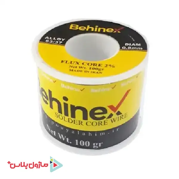 سیم لحیم 0.8 میلی متر 100 گرم بهینکس Behinex