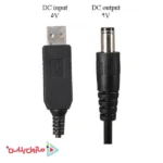 کابل usb افزاینده ولتاژ 5 ولت به 9 ولت