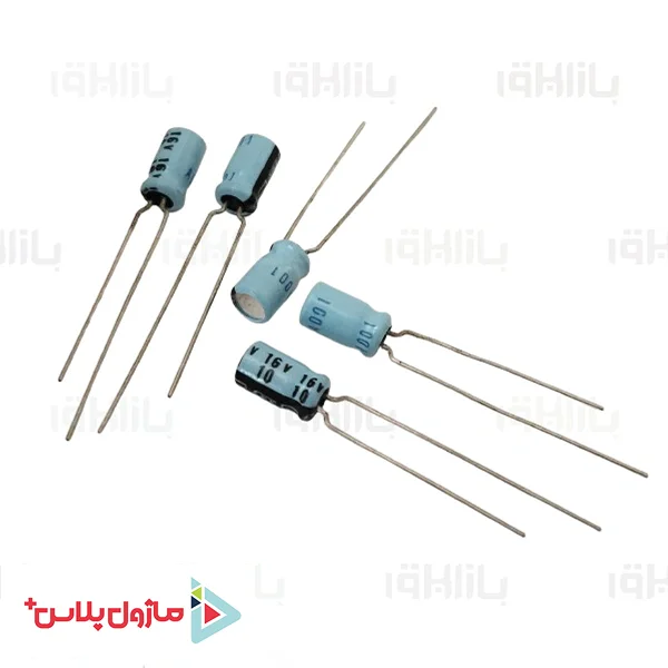 خازن الکترولیتی 10 میکرو فاراد 16 ولت