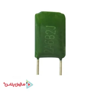 خازن پلی استر 6.8 نانو فاراد 100 ولت
